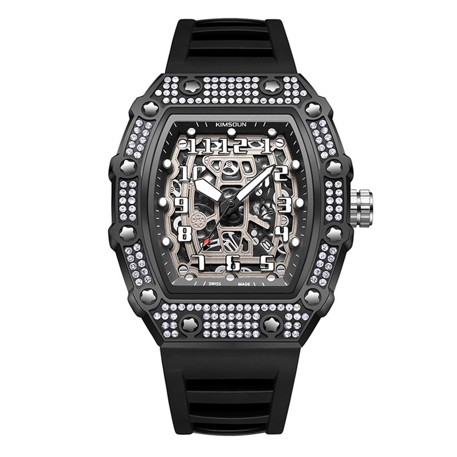 

Мужские водонепроницаемые светящиеся наручные часы-будильник для бега One Size