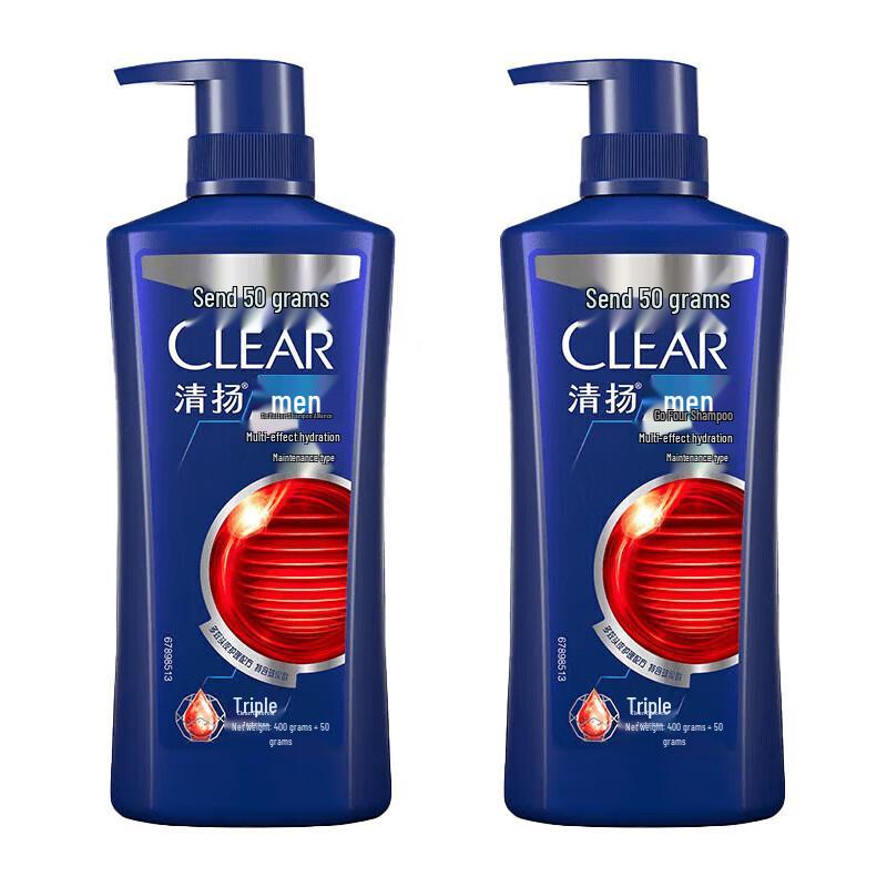 

CLEAR Men Anti-Dandruff Shampoo (Multi-Effect, 2x450g)
