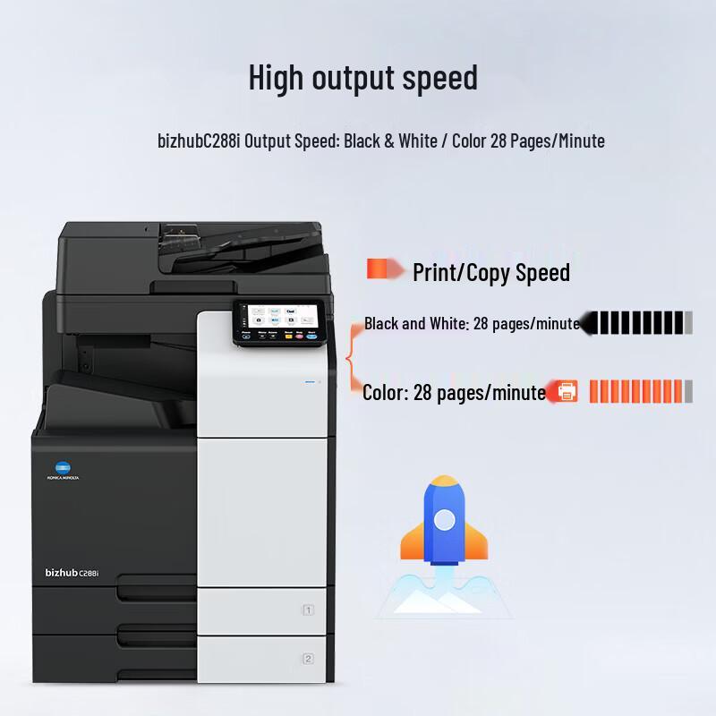 Konica Minolta Bizhub C288i A3 Color Multifunction Printer CN Plug (adapter Included)