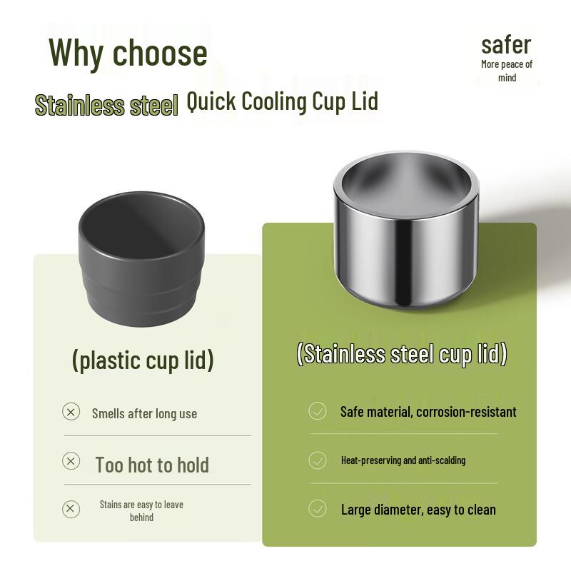 HEOSCU 316L Rostfritt Stål Dubbel-Dryck Vakuumflaska