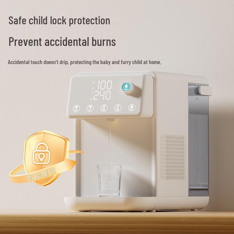 Dual-Use Desktop Water Dispenser: Cold & Instant Hot Water Purifier with 3-Second Rapid Heating
