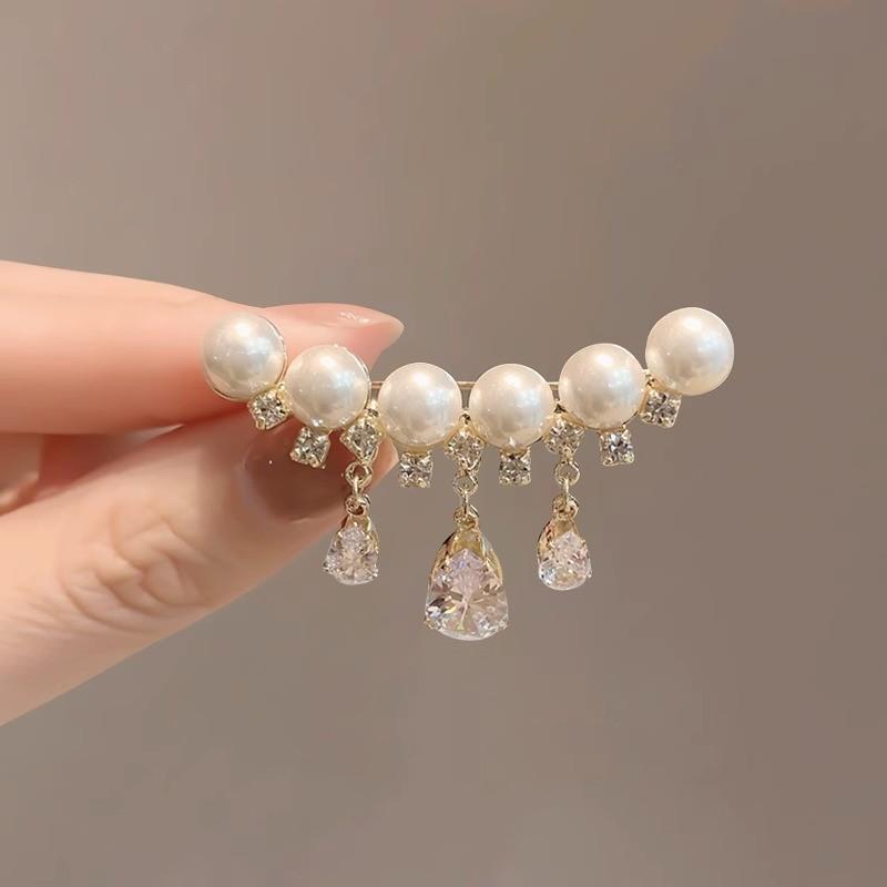 Elegant Wheat Ear Alloy Brooch: High-Grade Pin for Coats and Suits