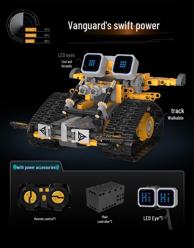 Cross-Border Wally 5-in-1 Educational Robot Toy - Smart Electric Assembly Puzzle for Kids