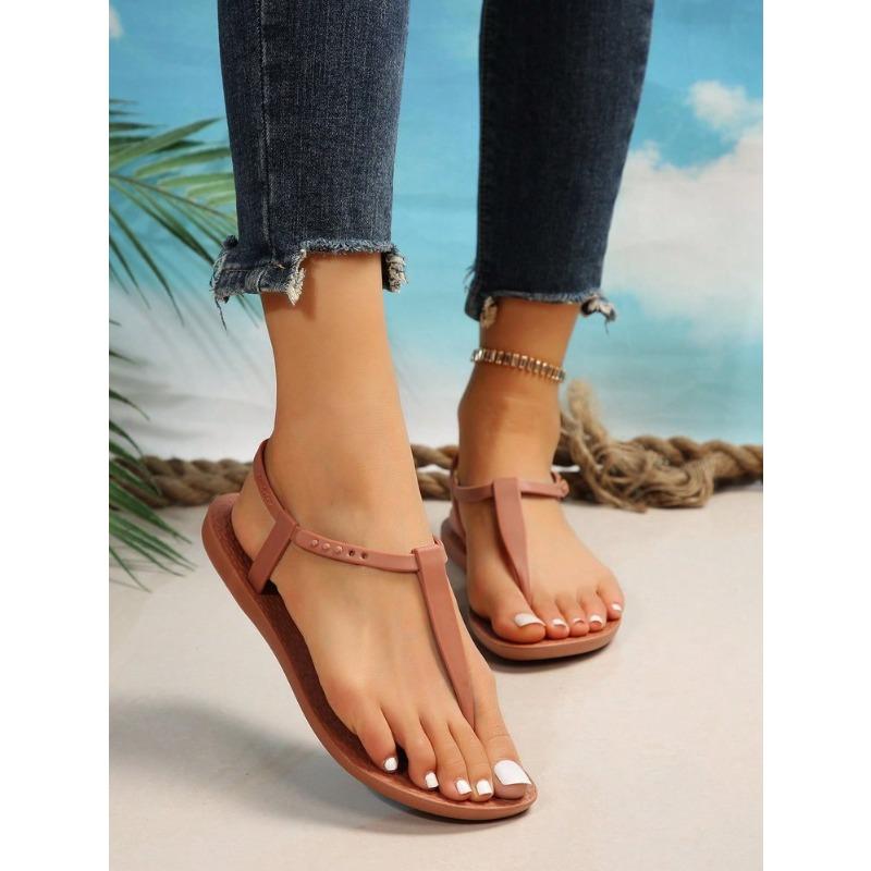 Casual Shoes, Sandals, Beach Sports, Flat Sandals, Home, Bedroom, Flip-flops, Worn Outside