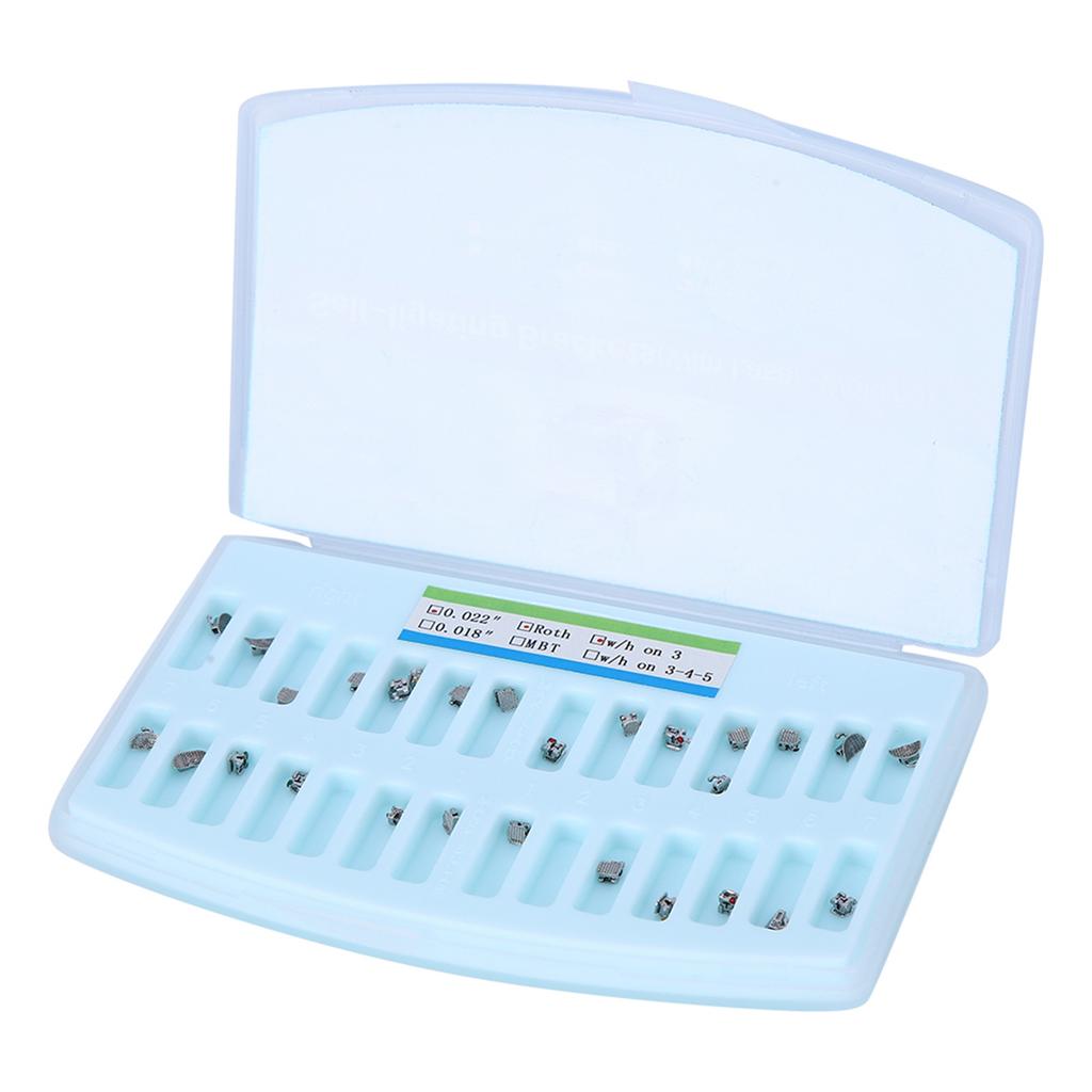 Dental Orthodontic Active Self Ligating Brackets Braces Mini Roth 0.022  Slot 3 with Hook