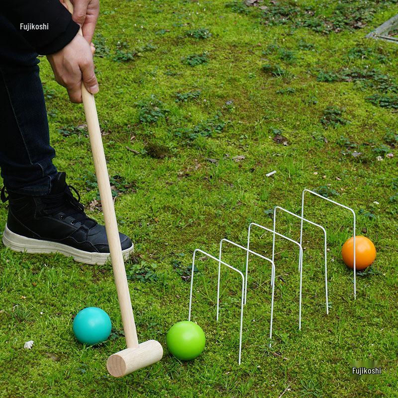 Children's Outdoor Sensory Training Gateball Croquet Mallet - Fun Group Sports Accessory