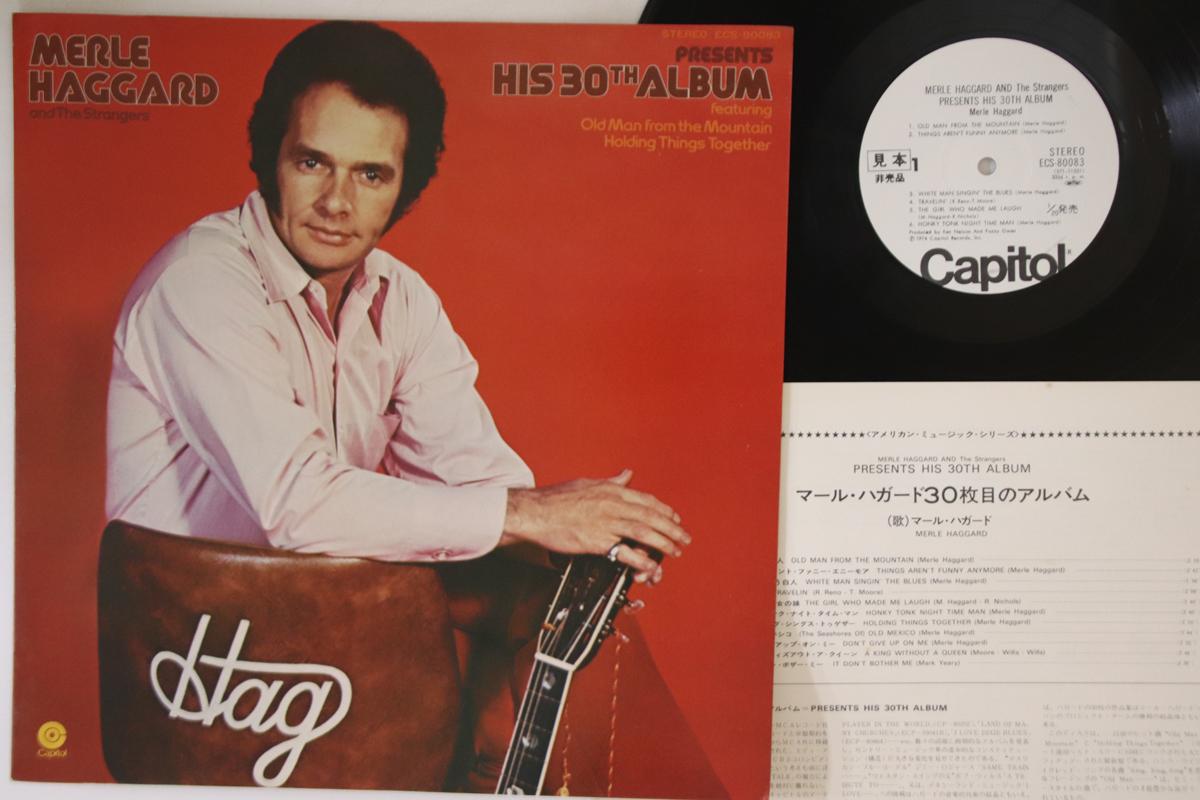 

LP Record MERLE HAGGARD - Presents His 30th Album ECS80083PROMO CAPITOL Japan Country Used