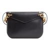 Bottega Veneta Mount Gold Chain Smooth Calfskin Envelope Shoulder Bag Medium Women shoulder bag Black 667398-V12J0-8425
