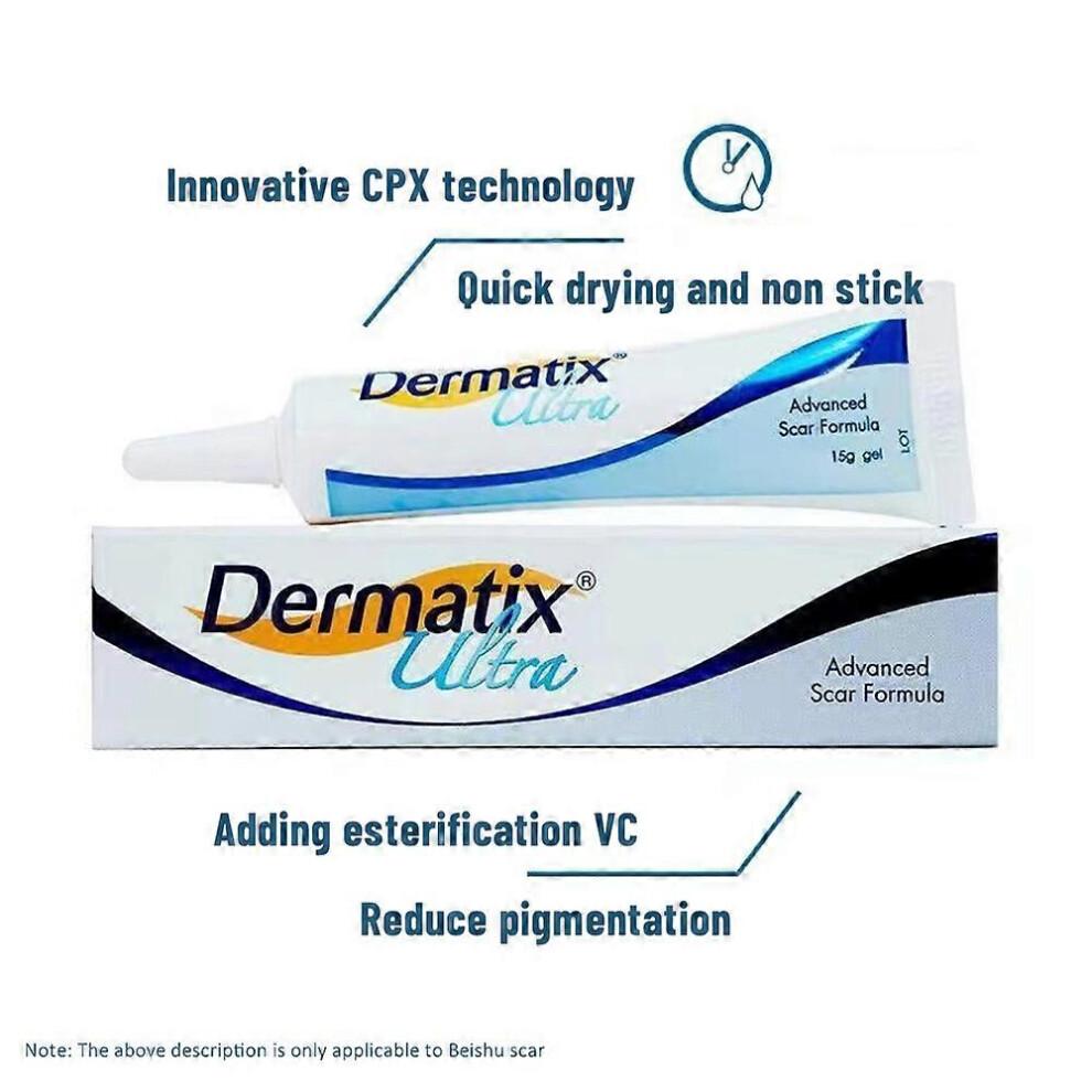 Dermatix Scar Gel for Deep Keloid & Scar Removal, Stretch Mark Treatment, Surgical Burn Wound Care, Skin Regeneration Face & Body Ointment, 15g
