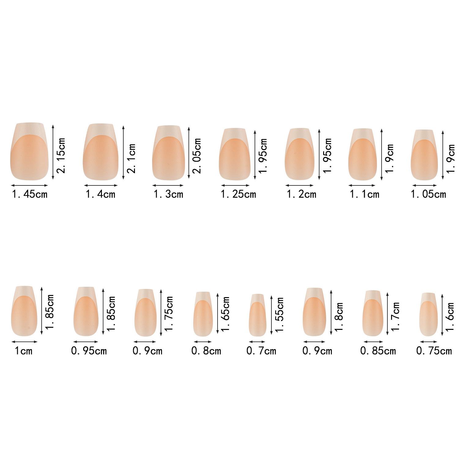 

150 шт. не оставляющих следов матовых ногтей для самостоятельного дизайна, не оставляющих следов белых классических накладных ногтей для французского маникюра 150 Box Coffee Bottom #4