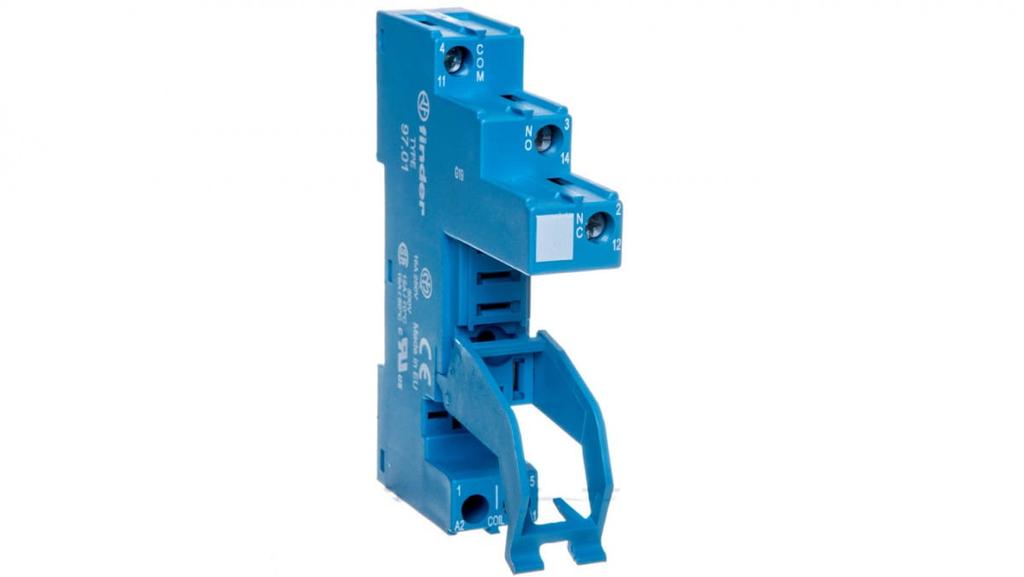 Socket for 46.61 Series for Din Rail 97.01Spa