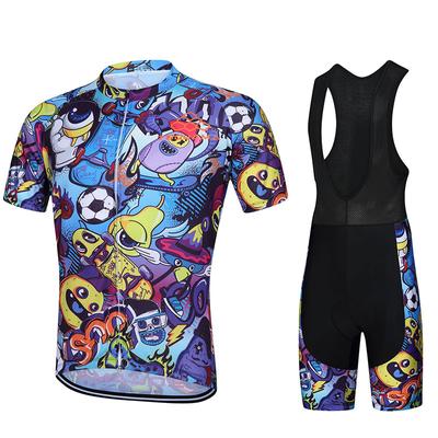 Summer New Tour De France Mountain Bike Top Overalls Pants Cycling Suit Short-sleeved Men's and Women's 2026 Summer Breathable Cycling Suit Suit