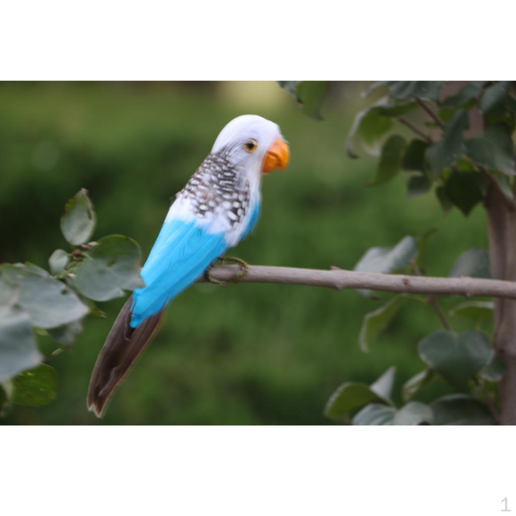 

Штучний птах, імітація сороки, декор для дому та саду 15-28 см Parrot #3