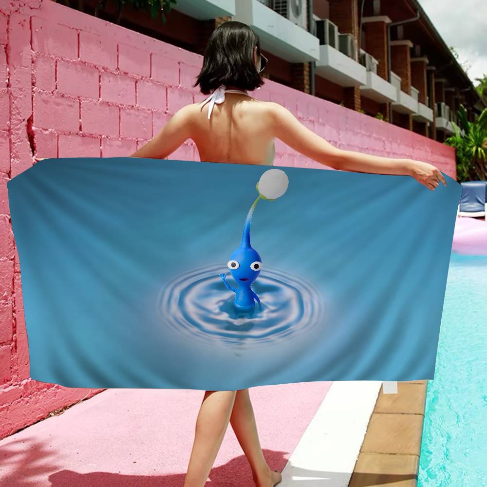 P-pikmin Game Big Microfiber Beach Towels Quick Dry Towel Sand Beach Towels Pool Towel For Travel Swim Pool Yoga