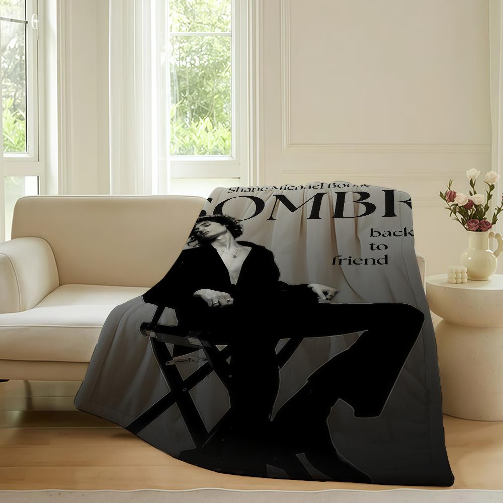 

American singer S-sombr Blanket For Sofa Office Bed Plane Travel Sleep Read Relax Camping Soft And Warm 30x40in