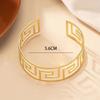 Geometric Hollow Bracelet Women'S Japan And Korea Simple Fashion Personalized Swastika C Character Jewelry