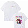 Movie KPop Demon Hunters T-shirts Cute Kawaii Rumi Mira Zoey Graphic T-shirt Men Women Fashion Oversized T Shirts