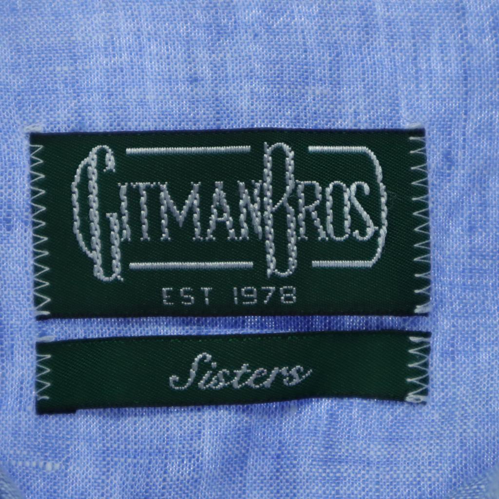 Beauty Products GITMANBROS. USA Long Sleeve Button Down Linen Shirt M Men's Used