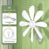 Yangzi Wall-Mounted Fan: Small Electric Fan for Home, Dorm, and Kitchen, No Drilling Required