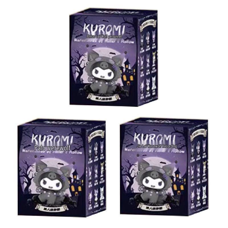 Sanrio Werewolf Series Kuromi Figurine Desktop Ornament Birthday Gift
