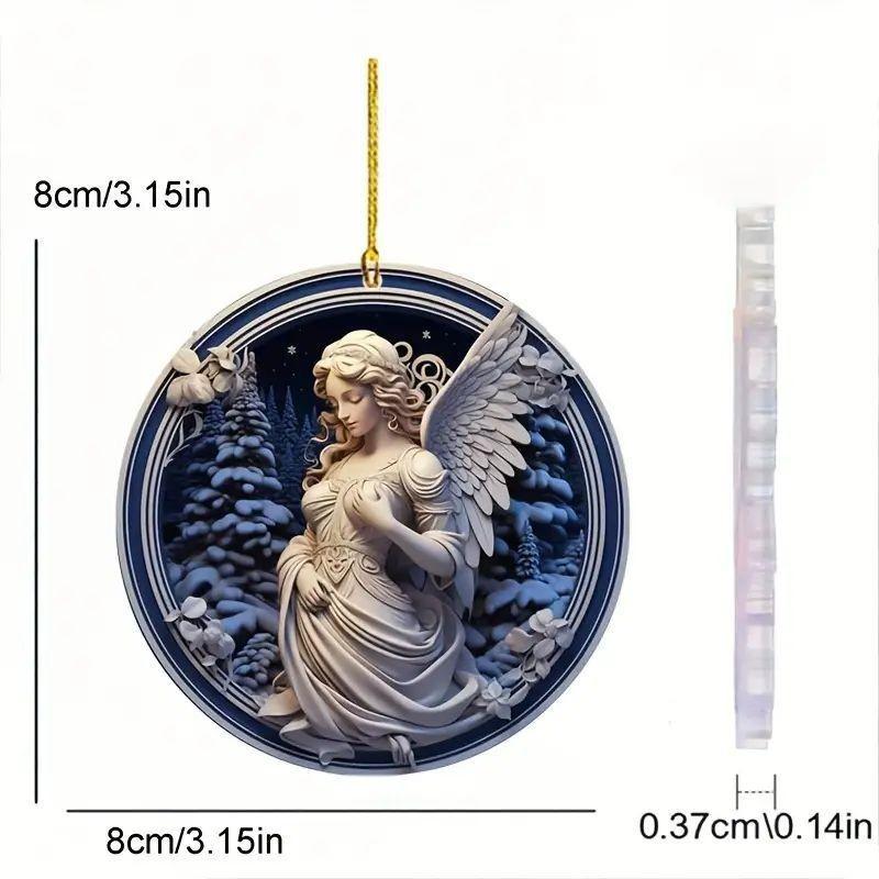 

Потрясающее акриловое украшение для автомобиля Красивый дизайн ангела в европейском стиле Для украшения интерьера