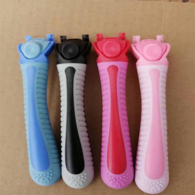 6-Layer Stainless Steel Women s Razor Blade for Body Hair Removal and Replaceable Bikini Safety Razor