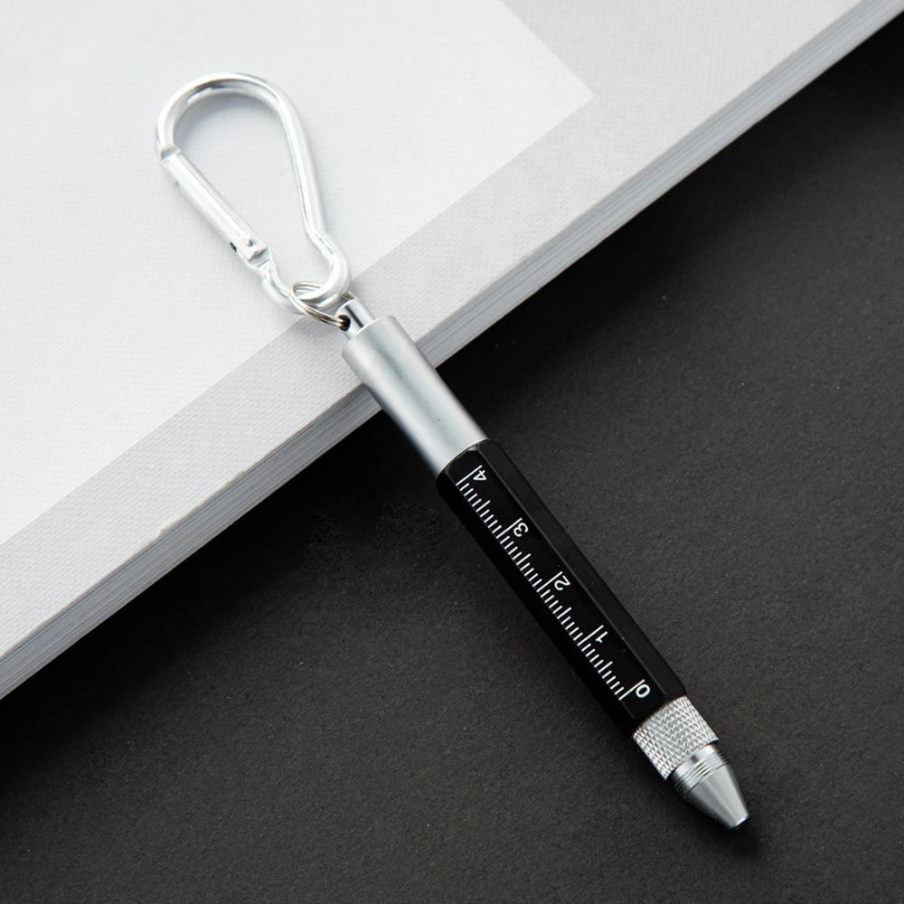 Metal Ballpoint Pen Short Style Capacitive Pen Multi Functional Multitool Pen  Construction Tools