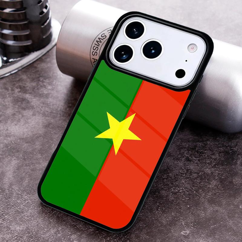 Burkina Faso Flag Phone Case For iPhone 17 16 15 14 13 12 11 Pro Max Plus 17Air Soft Silicone Cover