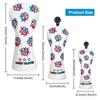 Lucky Clover Goblet Golf Aliennana Golf Wood Covers for Driver Fairway Wood and Utility Cover for Premium Embroidered PU Leather Cover for Headcovers,