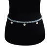 DIY Bohemian Seed Beaded Waist Chain Pearl Shell Waist Belt  For Female Women Lady Girl