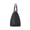 Longchamp Le Pliage Green 23 Short Handle Zipper Closure Recycled Canvas Dumpling Tote Bag Small Women tote bags Black 1621919001