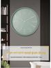 Custom Silent Wood Grain Quartz Wall Clock for Living Room