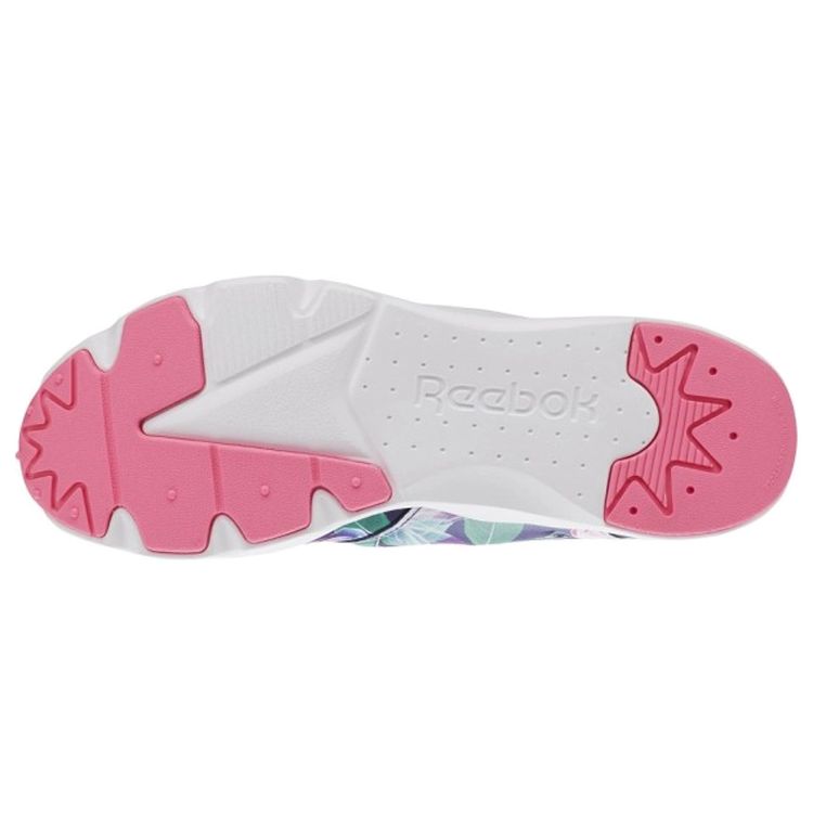 Reebok Furylite Graphic Low-Top Lifestyle Sneakers Women Sneakers Purple Green AQ9837
