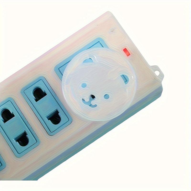 10pcs Bear EU Power Socket Electrical Outlet Baby Kids Child Safety Guard Protection Anti Electric Shock Plugs Protector Cover