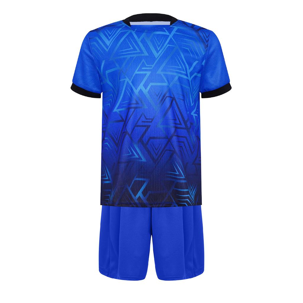 Children's Boys Sports Set 2-Piece Quick-Drying T-Shirt + Shorts Tracksuit for Jogging Football Basketball Clothing