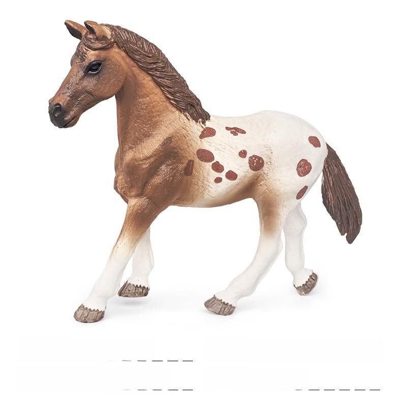 Static Appaloosa Model Collection With Pvc Material For Kids Educational Toys