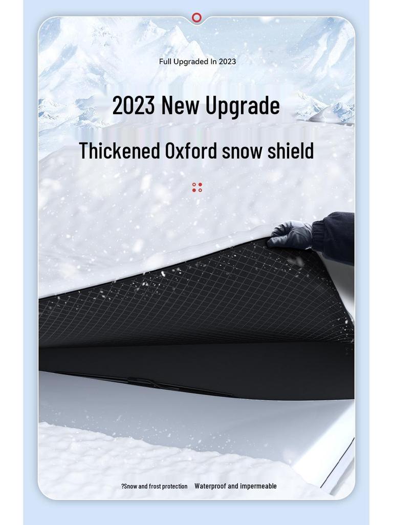 Magnetische Auto-Windschutzscheiben-Schneeabdeckung Frostschutz Sonnenschutz