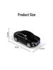 Hongqi H5 Key Fob Shell: Protective, Creative, Modified Plastic Cover with Personality Buckle.