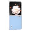 For Honor Magic V Flip 5G Case Matte Edge Genuine Cow Leather+PC Phone Cover