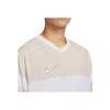 Nike Dri-Fit Academy Color Block V-Neck Casual Long Sleeve Sweatshirt Men Sweatshirt Light-Red Wood-Brown FN2384-104