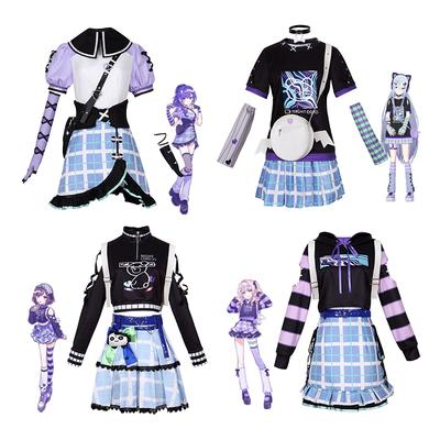 Costume de Cosplay Anime Project Sekai Colorful Asahina Mafuyu Mizuki Yoisaki Kanade Shionome Ena Costume Avec Sac Combinaisons