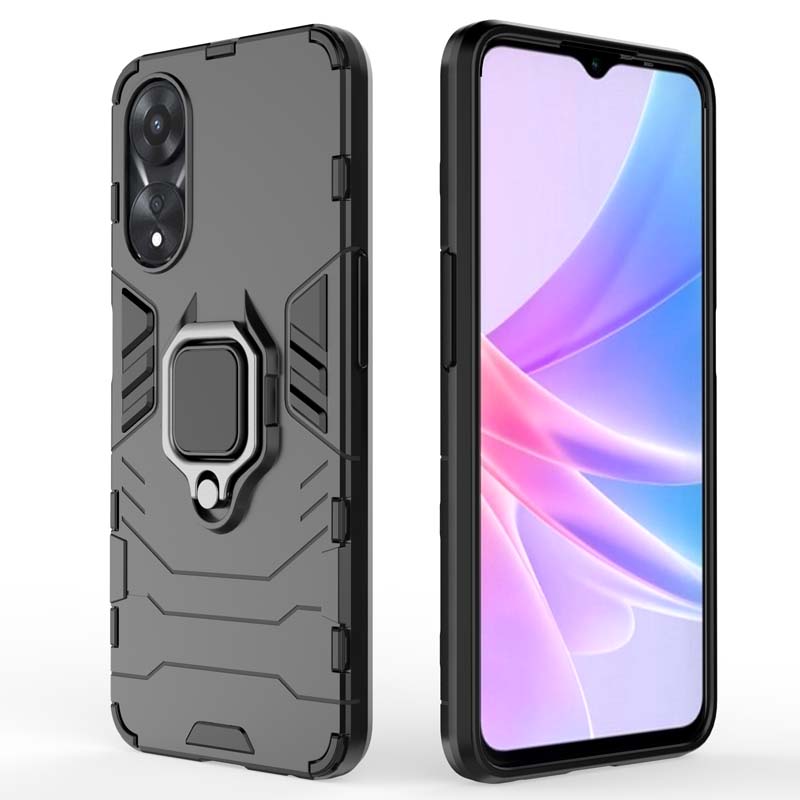 Shockproof Case For OPPO A18 A38 A58 A78 A17 A57 A57S A77 A77S Ring Holder Armor Back Coque for Realme C67 4G 5G Phone Cover