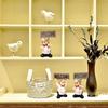 Restaurant Resin Cute Chef Figurine Miniature Statue Ornaments Welcome Board Table Decor