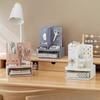 Rotating Hole Board Storage Box Organizer with Drawer Rack Office Table Student Desktop Small Compartment Stationery Storage Box