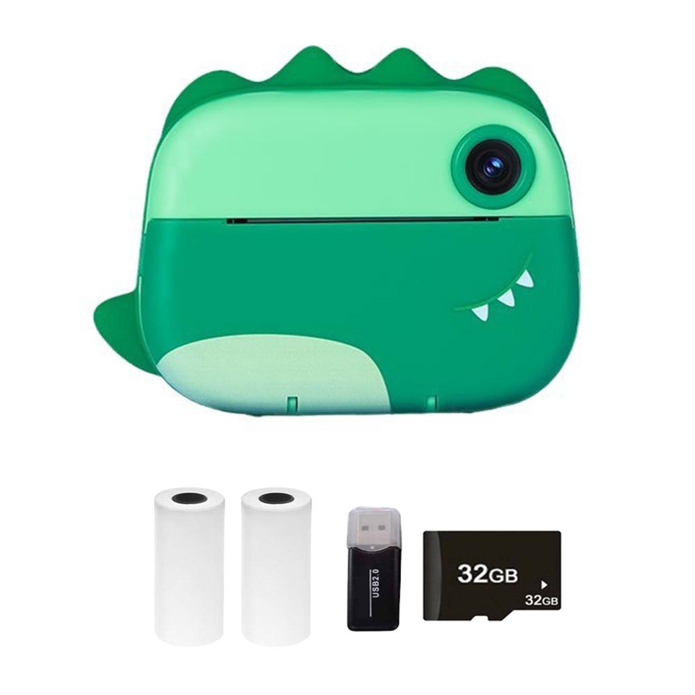 Kids Camera Instant Thermal Printer 2.4 Inch Screen Dual Camera Support Timer Shooting 1080P Video