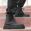 2024 men's new Martin boots high-top lace-up thick-soled heightening British versatile tooling boots men 22310-J