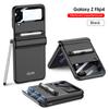 Suitable for Samsung Zflip4 Mobile Phone Case Magnetic Suction Full Pack Personalized Pen Slot with Stylus Anti Fall Simple Protective Cover
