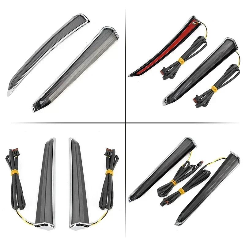 Running Lights Motorcycle LED Lower Fairing Turn Signal Lamp ABS For Harley Touring Road Street Glide Electra Glide FLHR 2014-up
