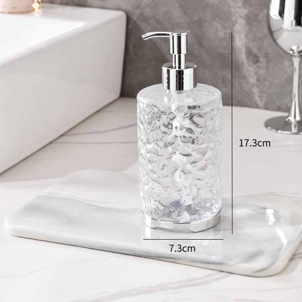 550ml Plastic Cheese Lotion Bottle Luxury Shampoo Shower Gel Hand Sanitizer Household Bathroom Counter Press Soap Dispenser
