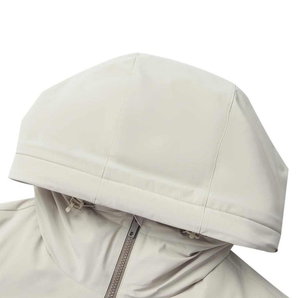 Li Ning Hot Pot Down Jacket Series Water-Resistant Infrared Warm Letter Casual Short Winter Down Jacket Men Jackets Dusty-Gray AYMU251-1